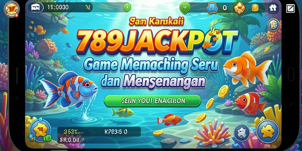 Screenshot <strong>789JACKPOT</strong> menunjukkan momen seru saat menangkap ikan besar.