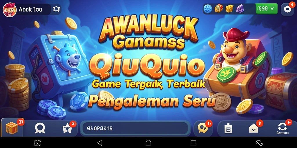 Tampilan gameplay QiuQiu yang dinamis dan menarik di AWANLUCK.