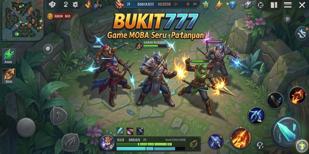 Screenshot gameplay BUKIT777 yang menunjukkan aksi seru dalam pertempuran.