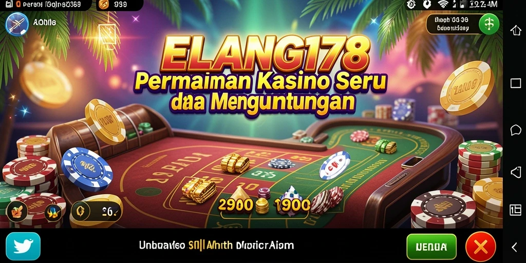 Tampilan menarik dari gameplay ELANG178 di dunia Kasino.