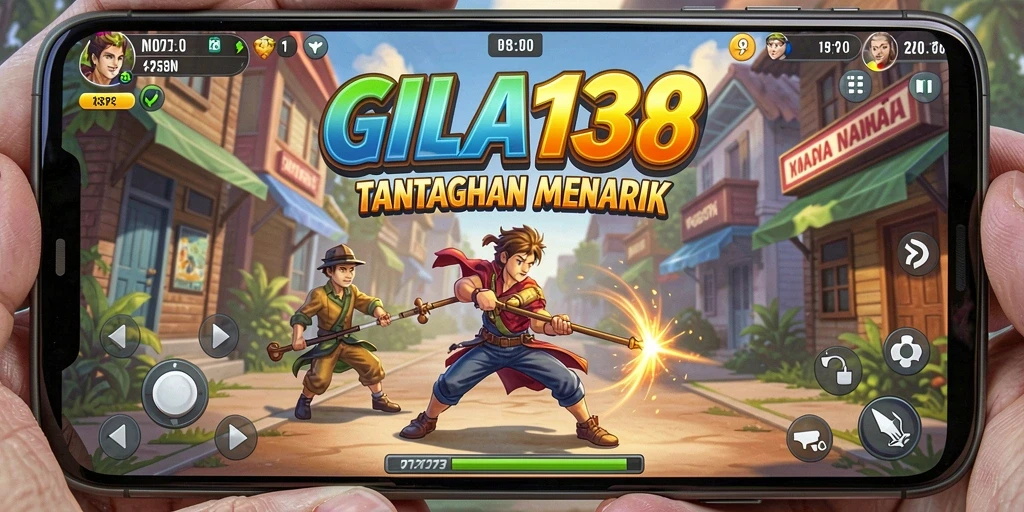 Tangkapan layar GILA138 menunjukkan gameplay intens yang penuh aksi.