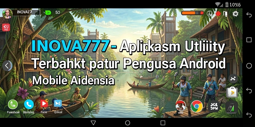 Screenshot INOVA77 menampilkan antarmuka aplikasi Utility yang intuitif.