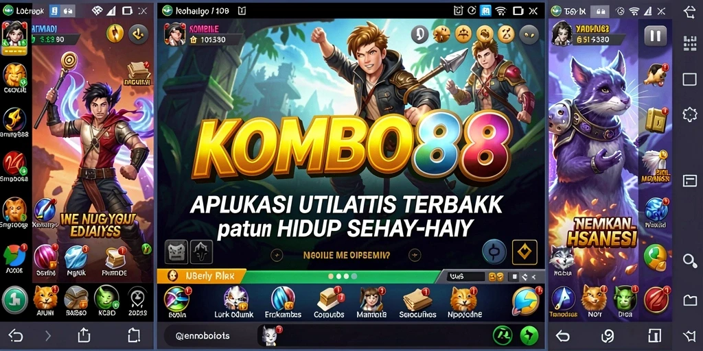 Tampilan antarmuka KOMBO88 yang user-friendly dan fungsional.