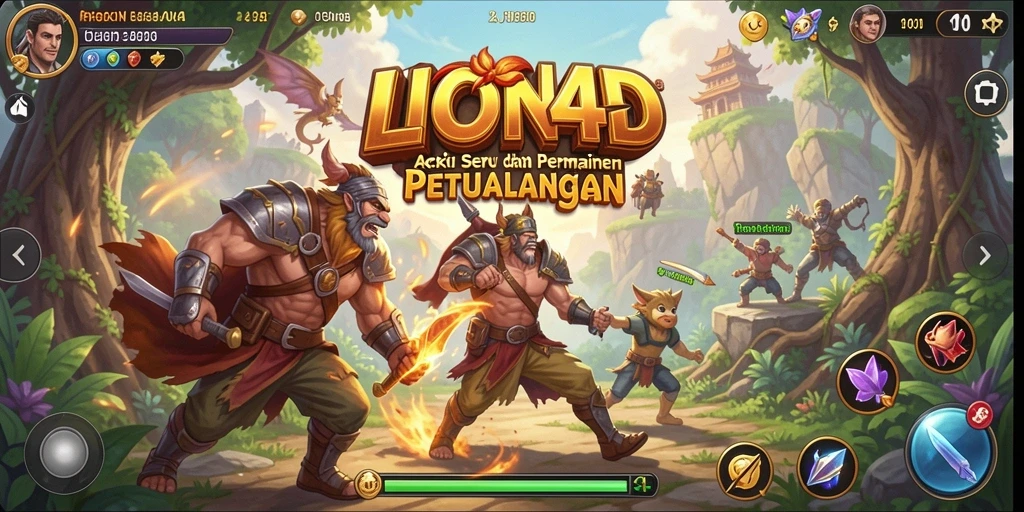 Gameplay seru LION4D dengan aksi mendebarkan dan grafis menawan.