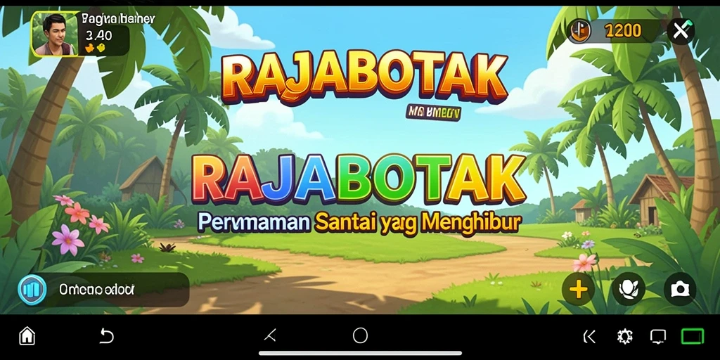 Screenshot menunjukkan karakter lucu dalam gameplay RAJABOTAK yang menyenangkan.