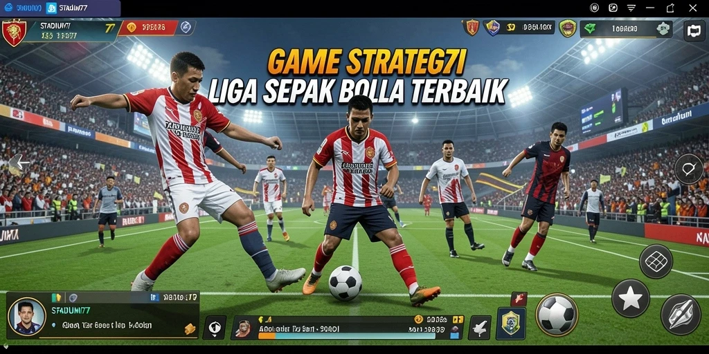 Tampilan gameplay menakjubkan di STADIUM77 dengan aksi seru.