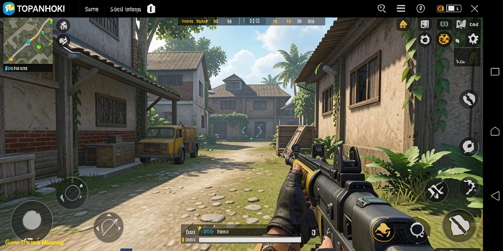 Tampilan utama gameplay TPS yang mendebarkan di TOPANHOKI.