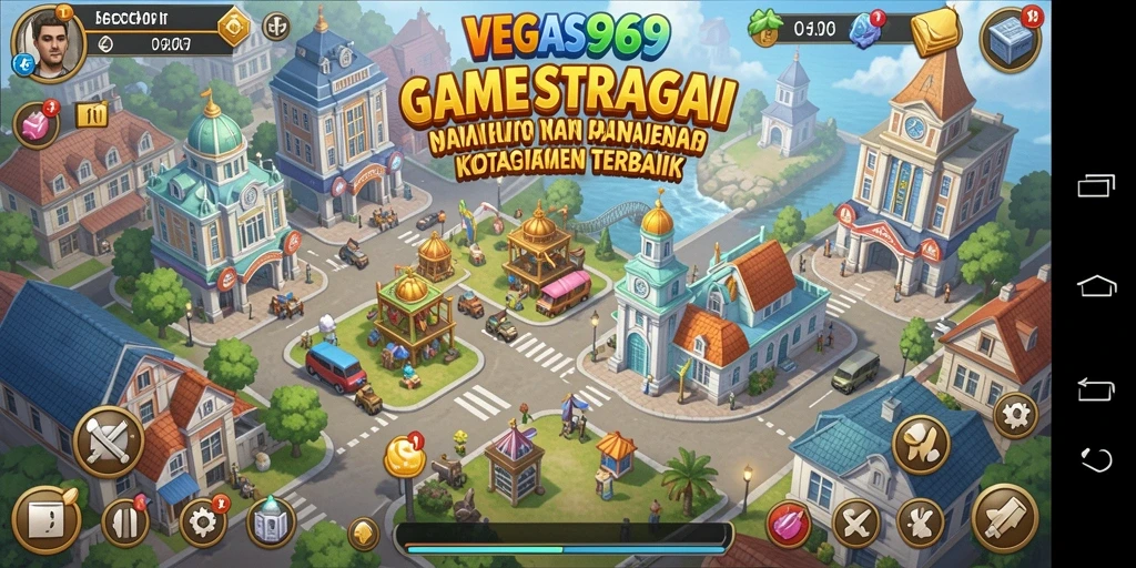 Tampilan seru dari gameplay SLG VEGAS969.