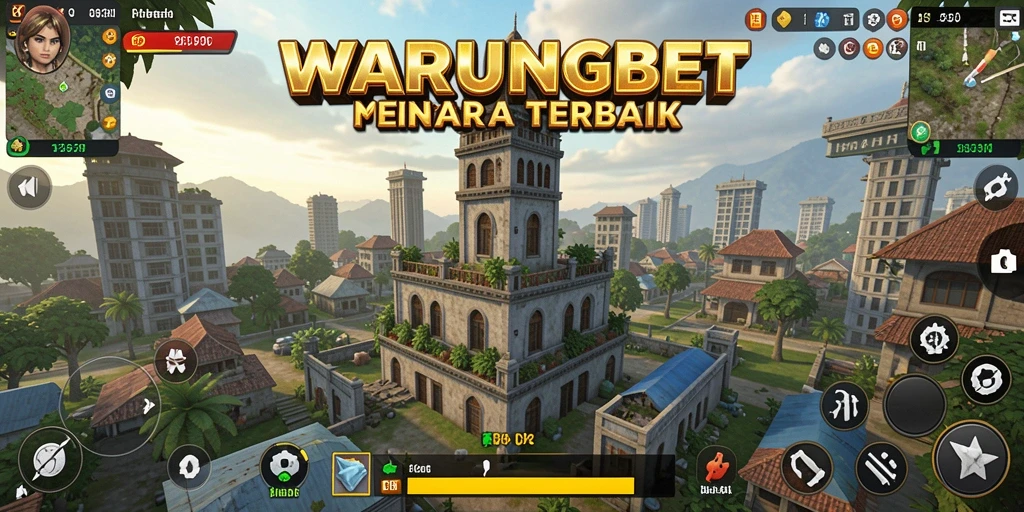 Gameplay seru Tower Defense di WARUNGBET.