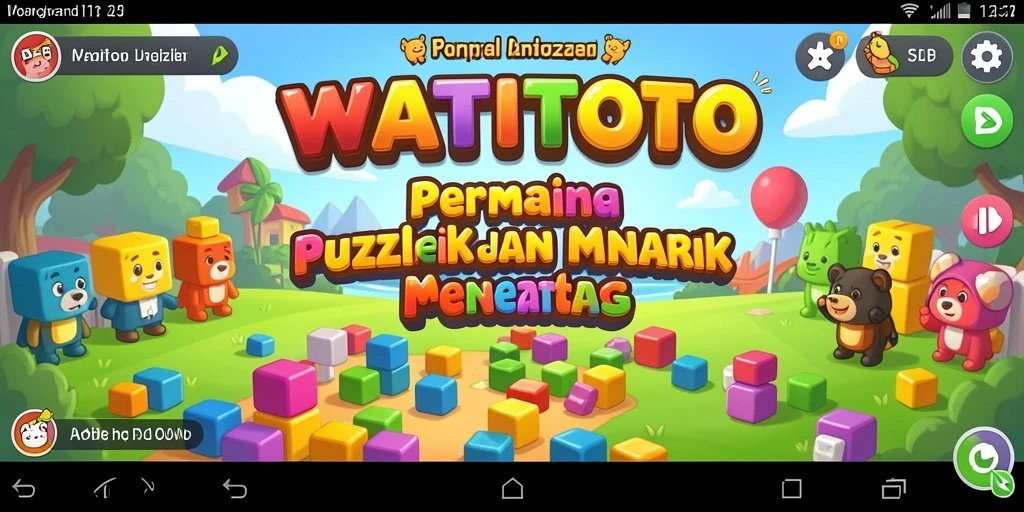 Tampilan gameplay seru dari WATITOTO yang penuh tantangan.