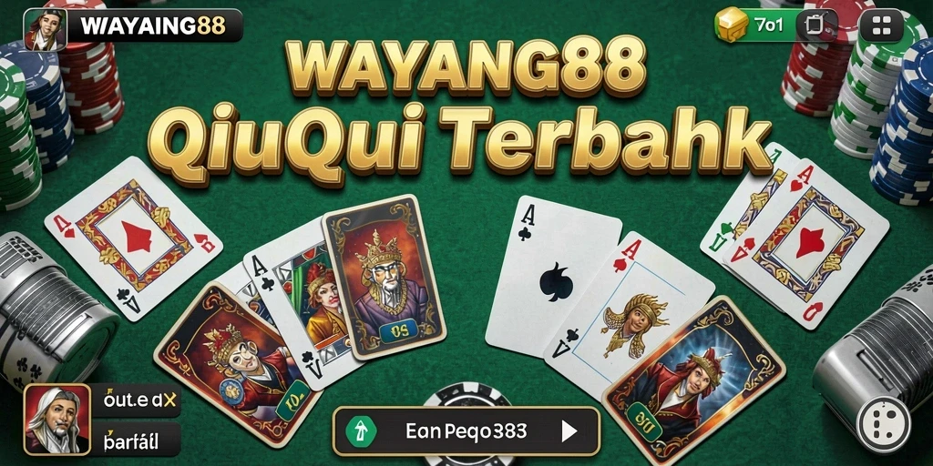 Tampilan menarik dari gameplay QiuQiu WAYANG88.